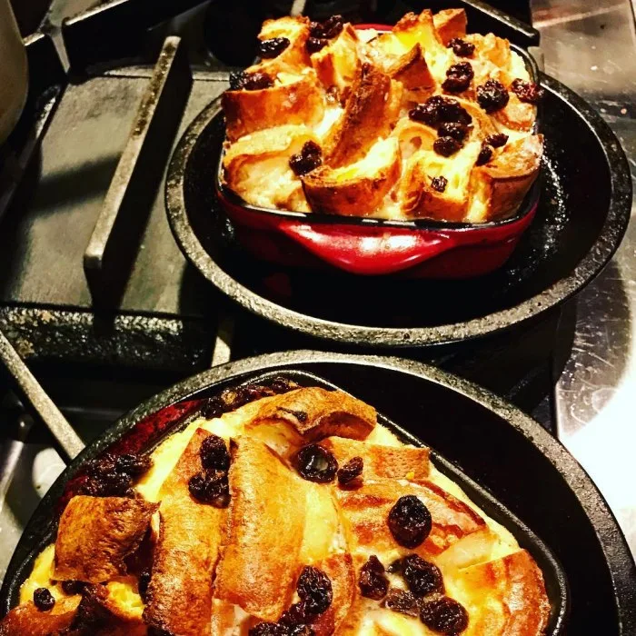Bread Pudding with Butter