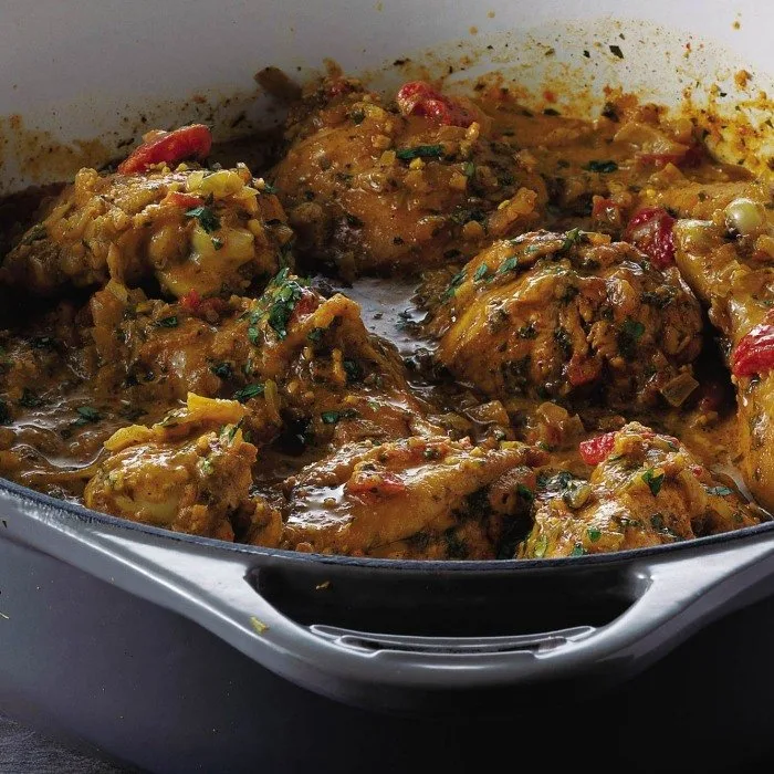 Куриное карри с арахисом