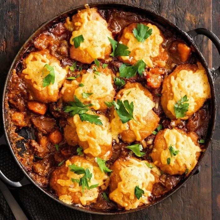 Говяжье рагу с клёцками