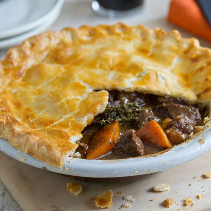 Beef Pie with Mustard