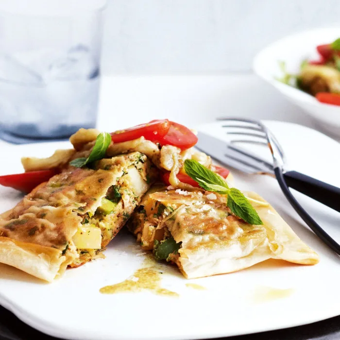Tunisian Tuna and Egg Brik