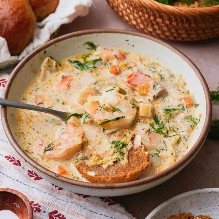 Fiskesuppe — сливочный норвежский рыбный суп