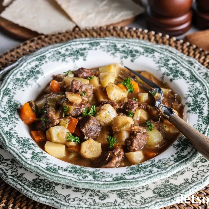 Брун Лапскаус — норвежское тушёное мясо с овощами