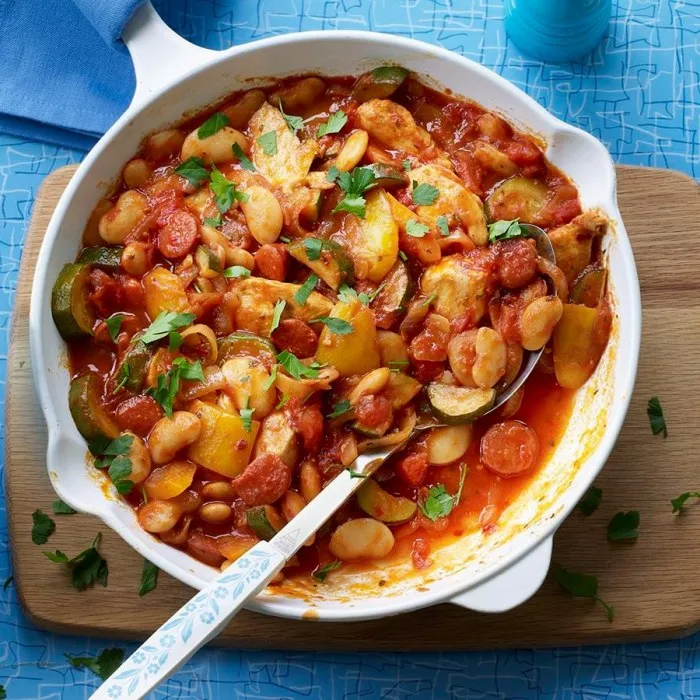 Лёгкая испанская курица