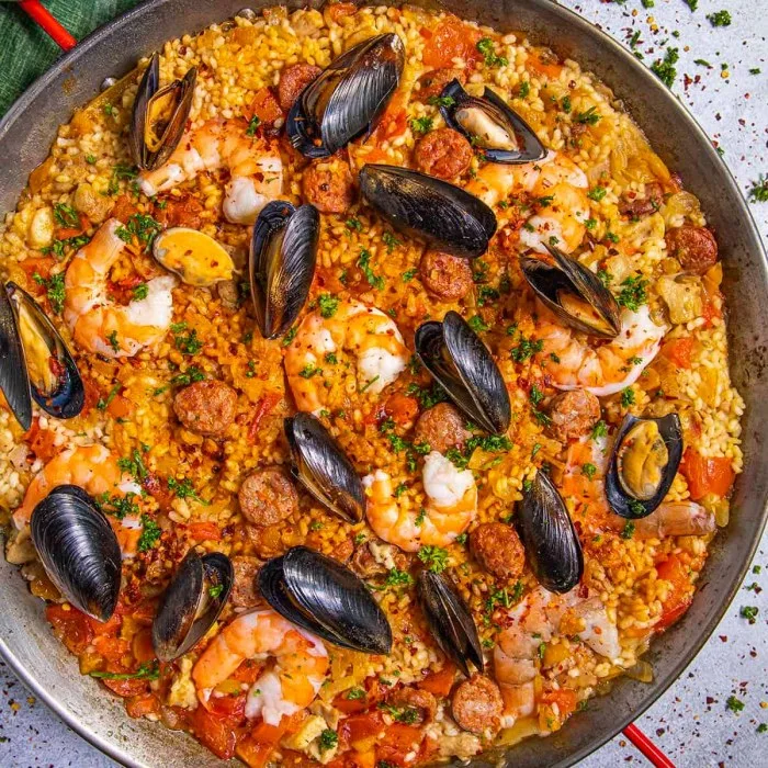 Spanish Seafood Paella