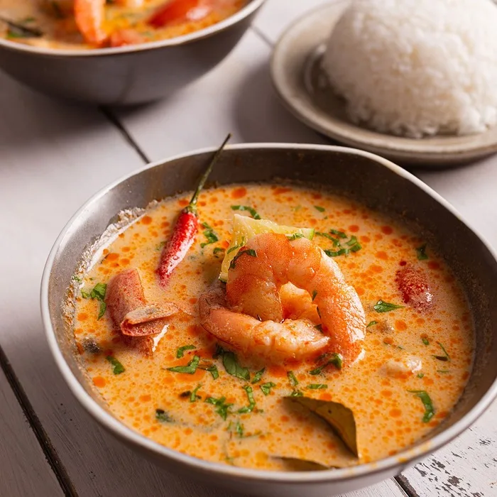 Tom Yam with Royal Prawns