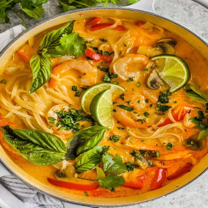 Thai Coconut Milk Soup with Vegetables