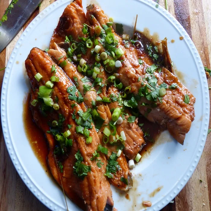 Rainbow Trout in Vietnamese Caramel Sauce