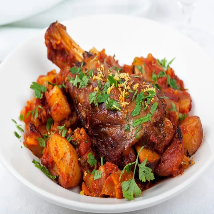 Vietnamese Lamb Shanks with Sweet Potato