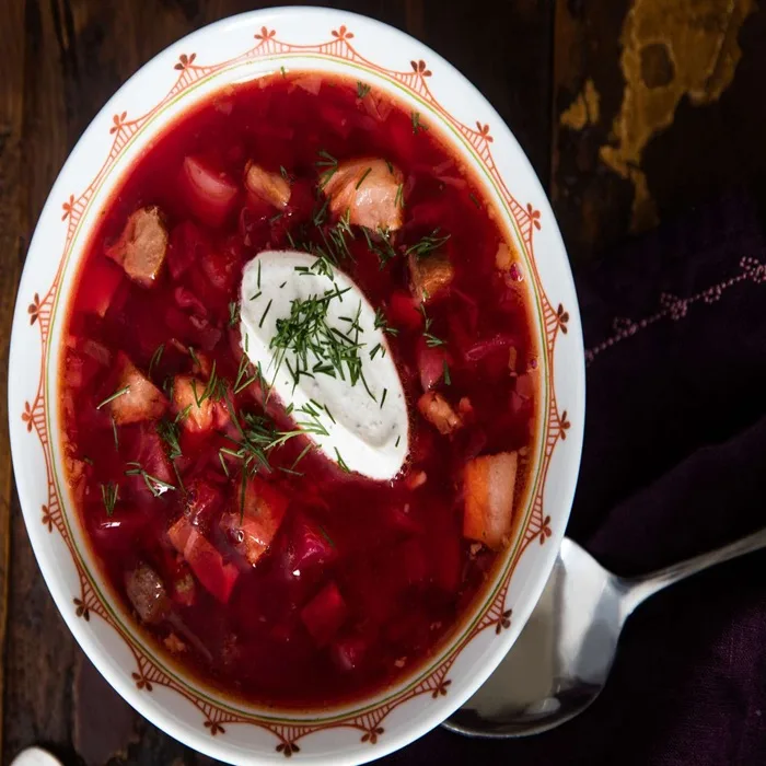Polish-Style Borscht with Ribs