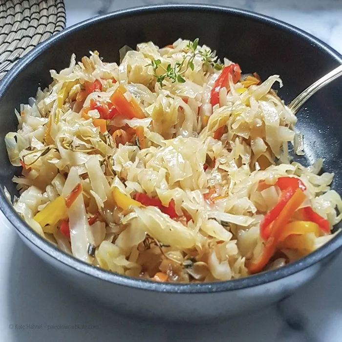 Jamaican Braised Cabbage