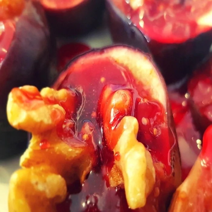 Figs Stuffed with Walnuts in Syrup