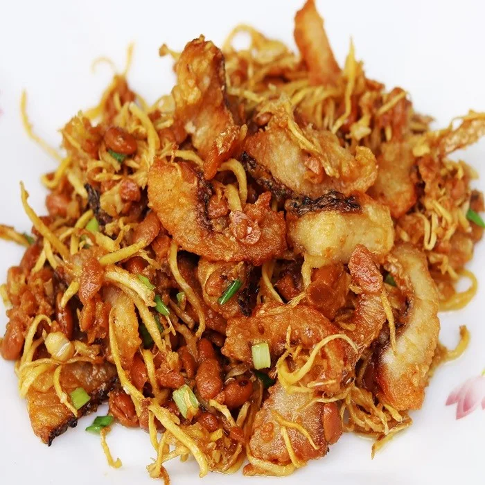 Crispy Fish with Ginger and Fermented Soybeans